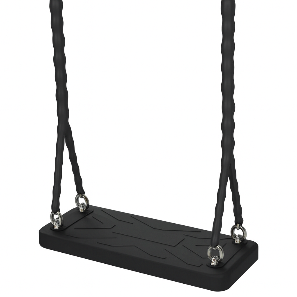 Huskesete med plastbelagt kjetting