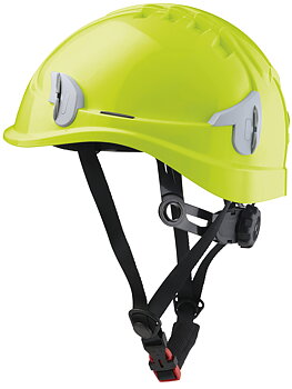 SKYDDSHJÄLM ALPIN, GUL (HIVIZ)