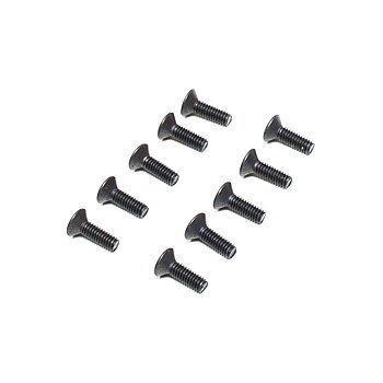 AXIAL M2.5 x 8mm Flat Head Screws (10)