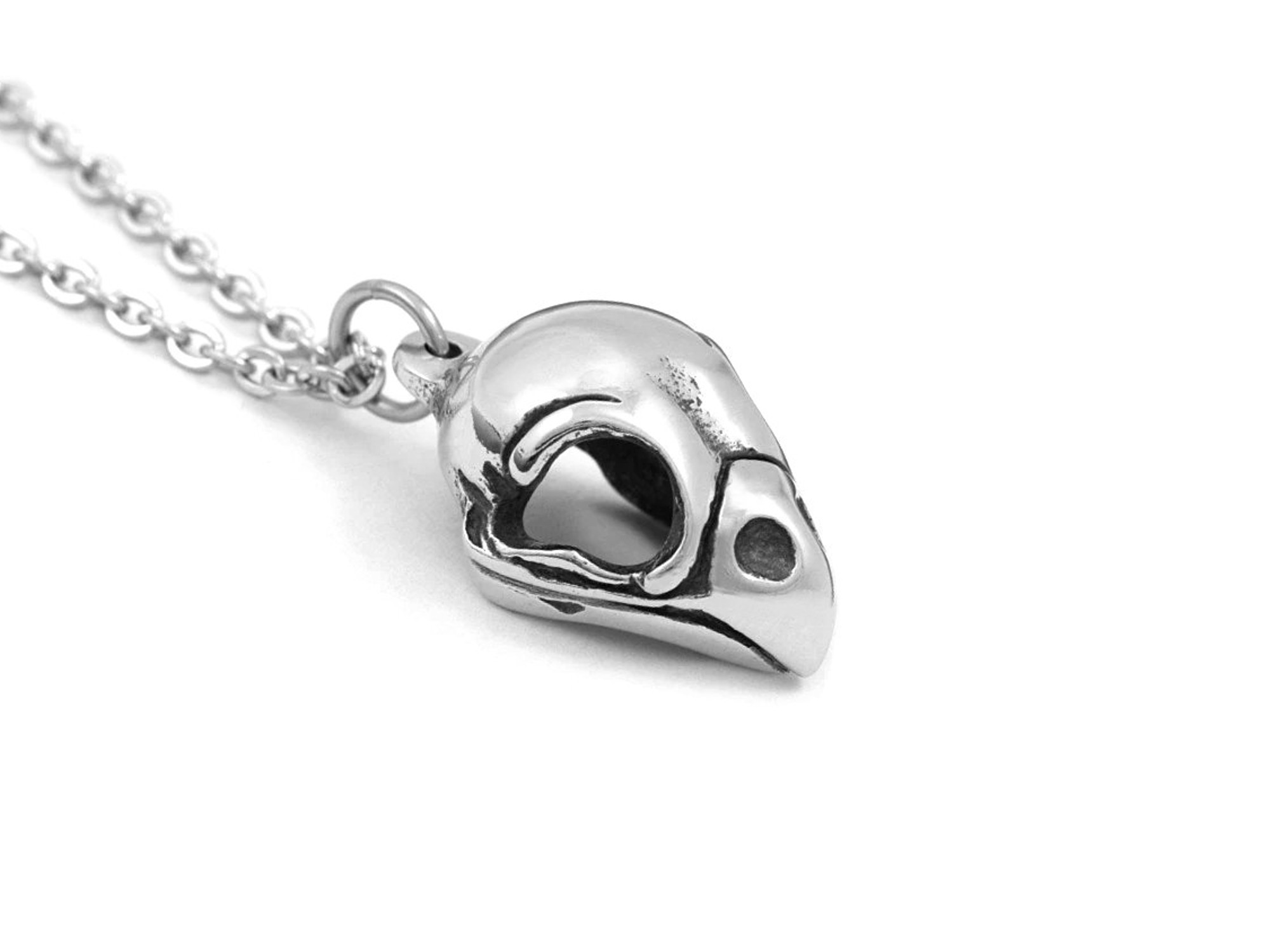 Domherrskalle Halsband, Handgjort Domherre Döskalle Smycke - 3