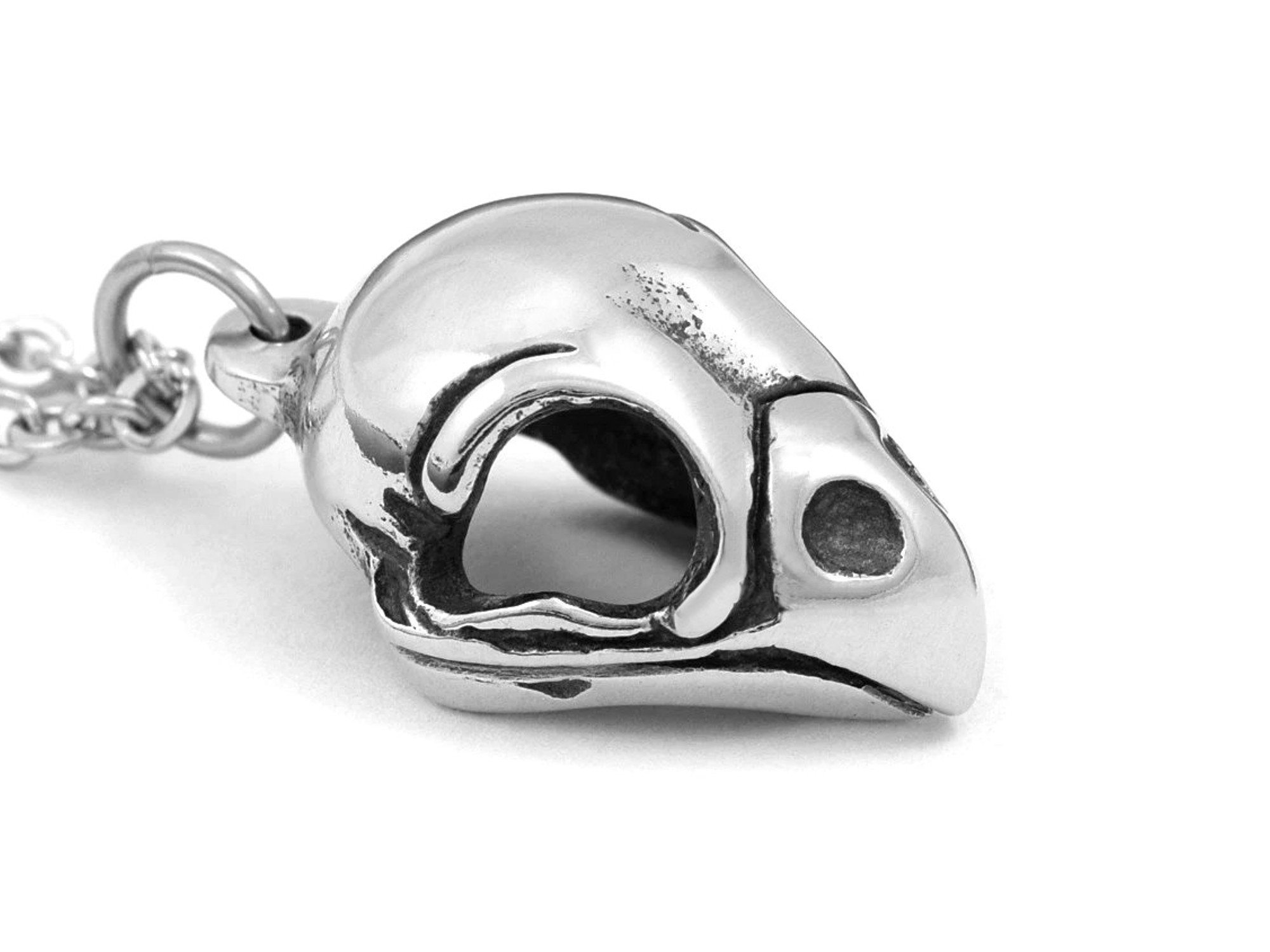 Domherrskalle Halsband, Handgjort Domherre Döskalle Smycke - 2