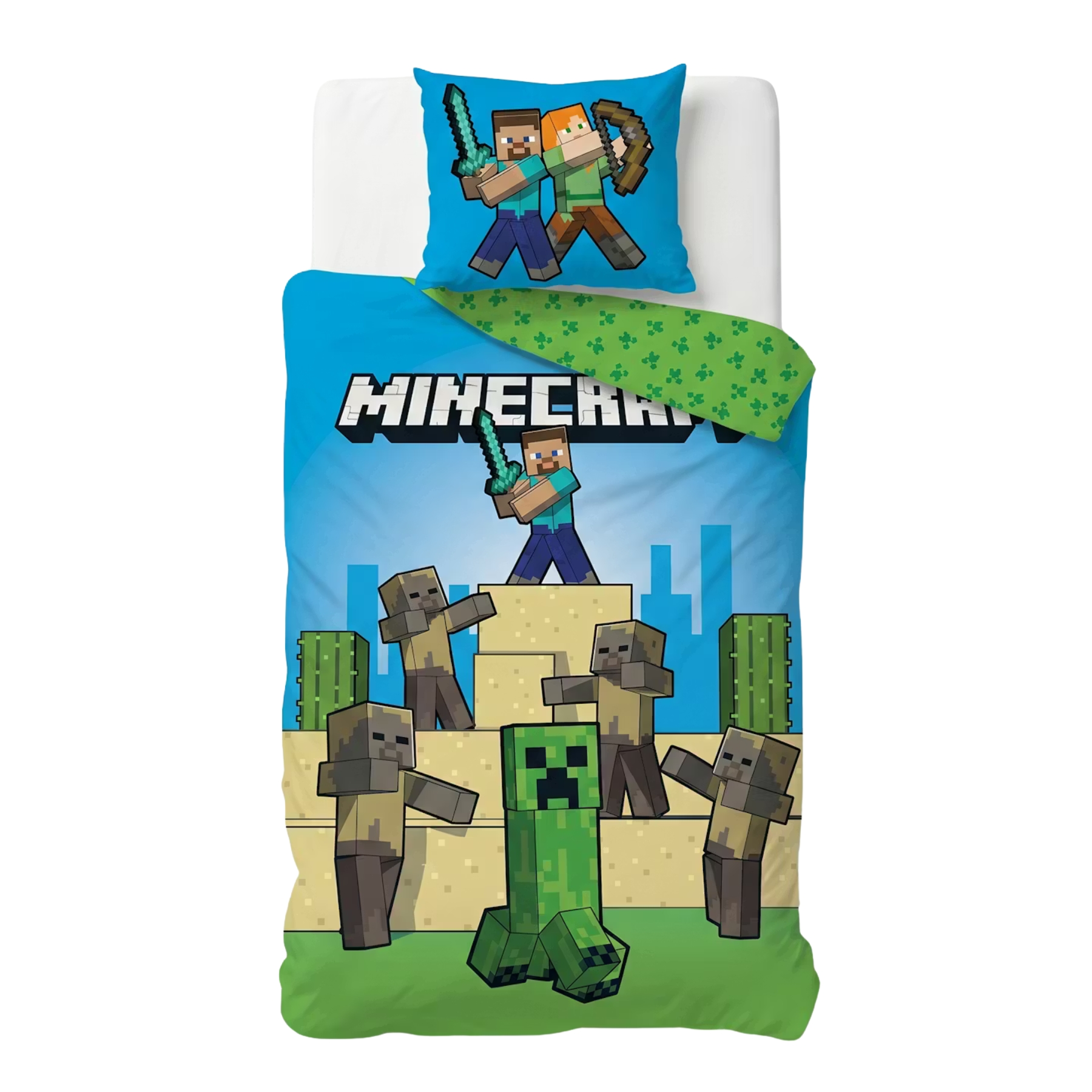 Minecraft Bäddset Reversible