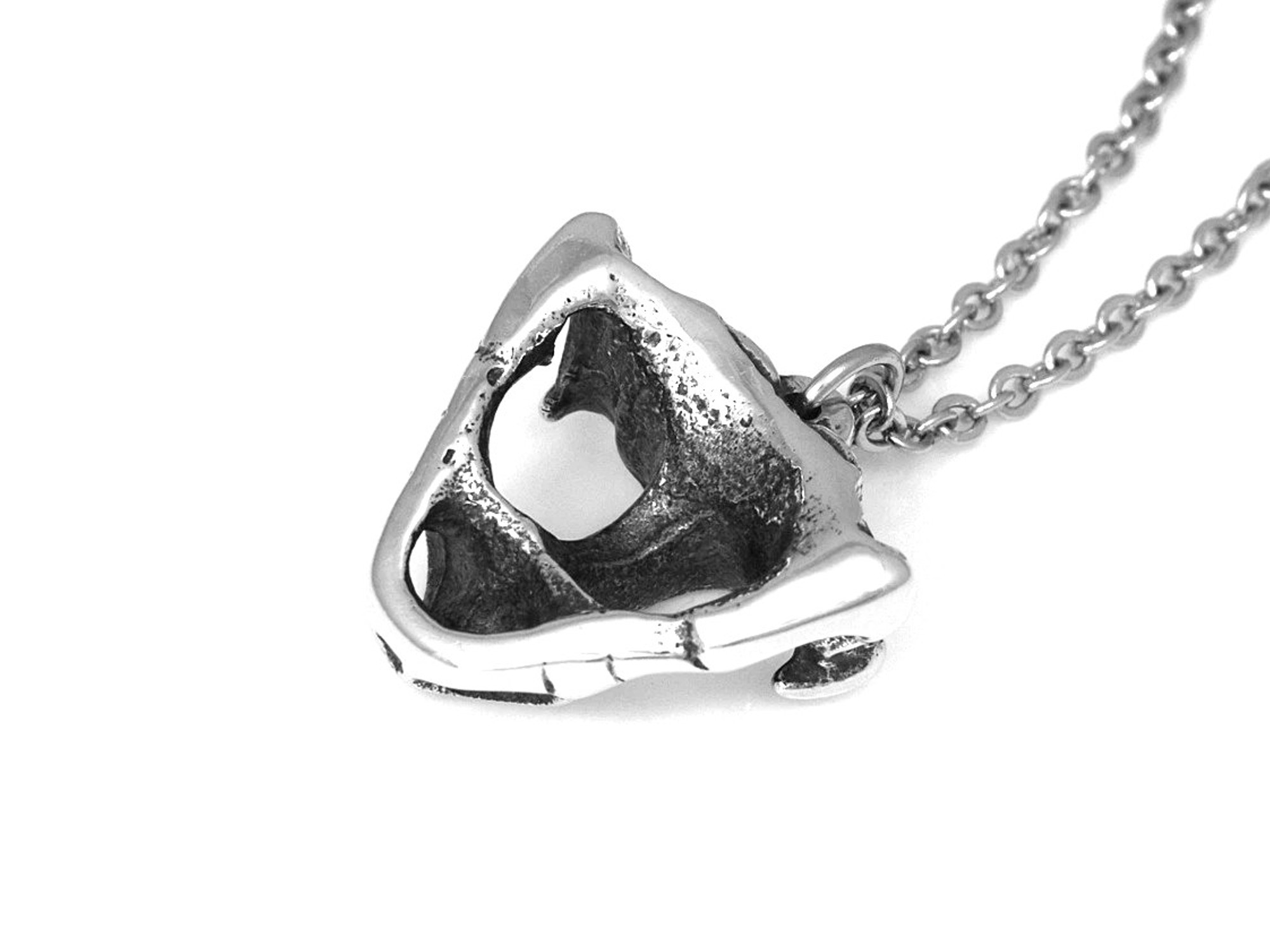 Grodskalle Halsband, Handgjort Groda Döskalle Smycke - 4