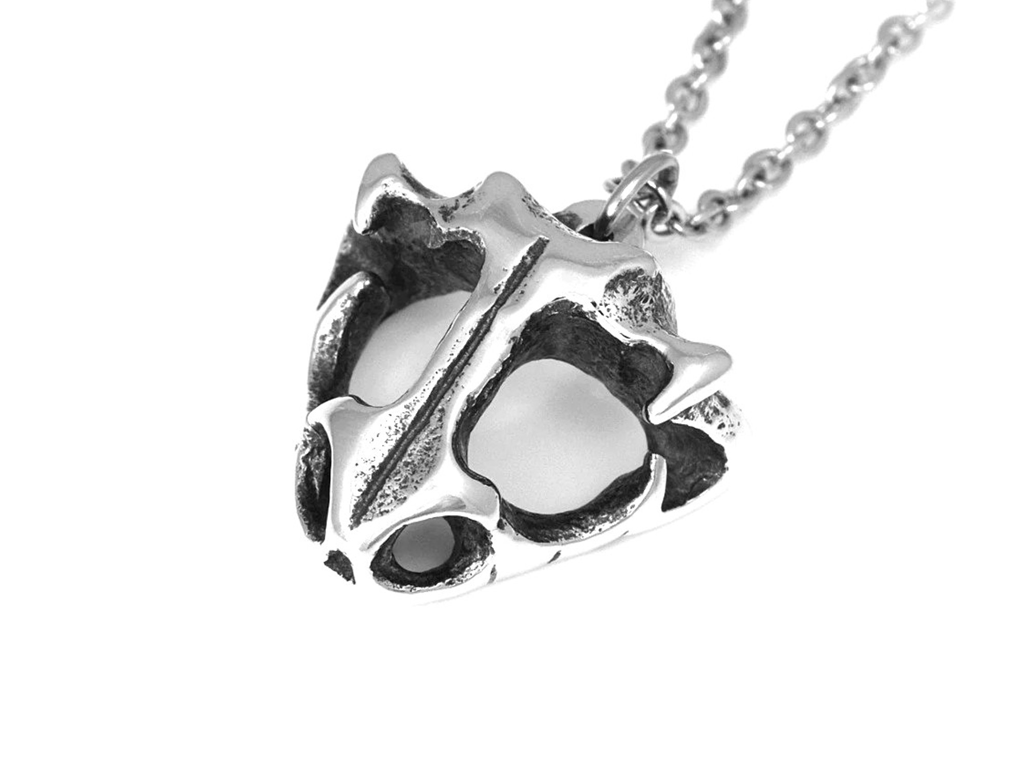 Grodskalle Halsband, Handgjort Groda Döskalle Smycke - 2
