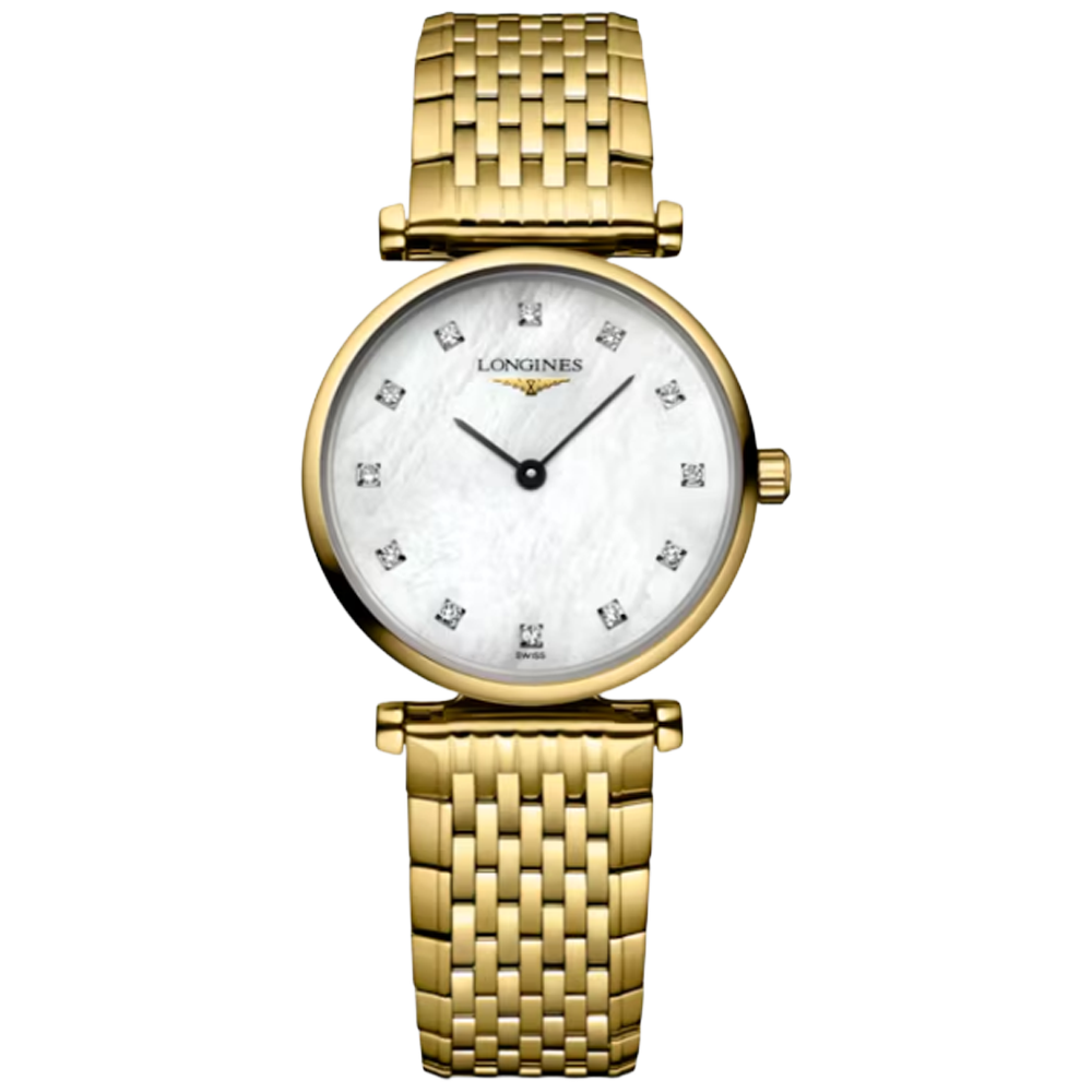 Longines La Grande Classique 24 med pärlemor och diamant index
