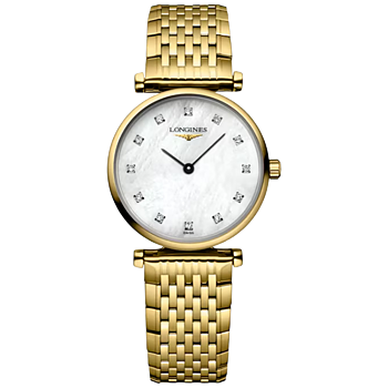 Longines La Grande Classique 24 med pärlemor och diamant index