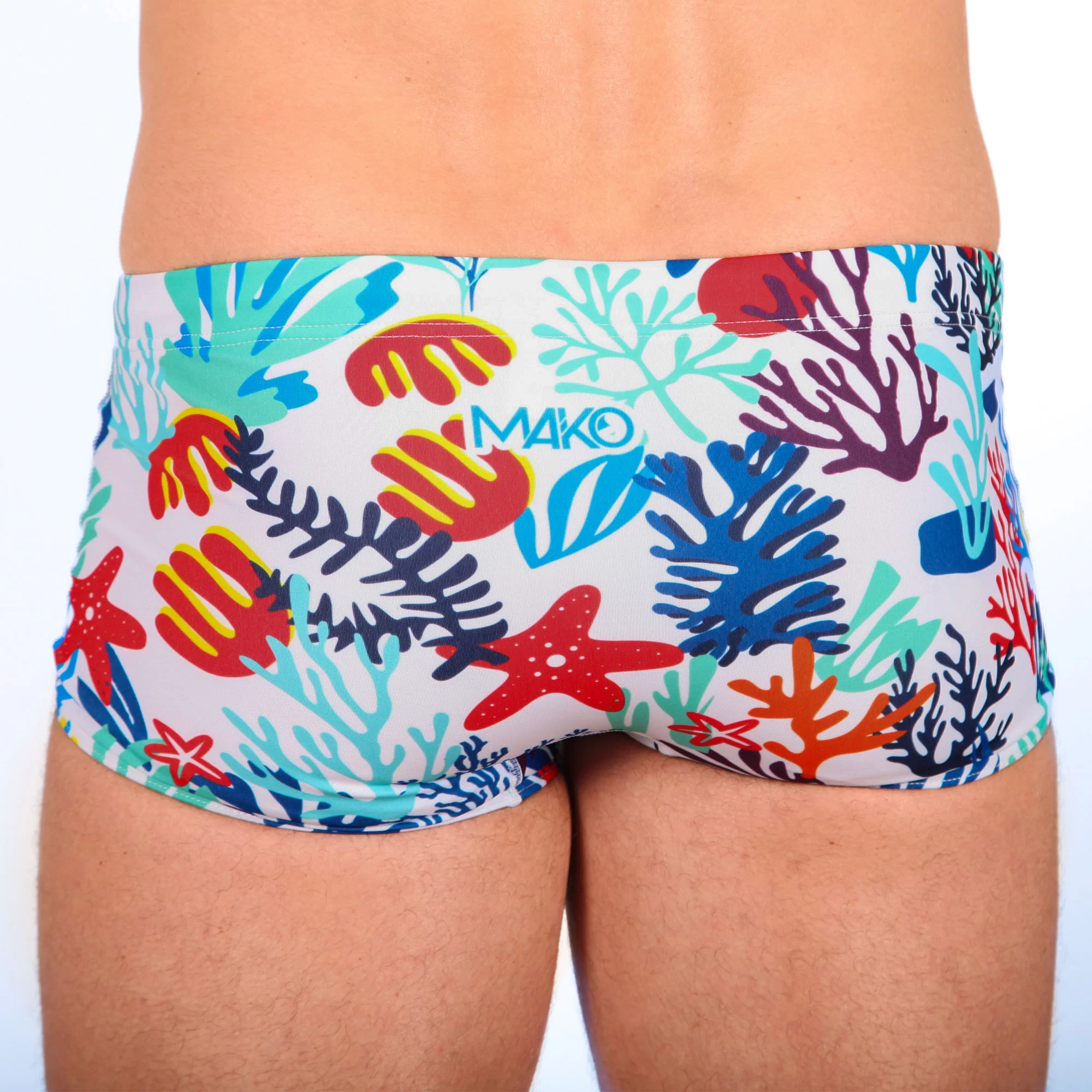 Mako Shorty Coral white - 2