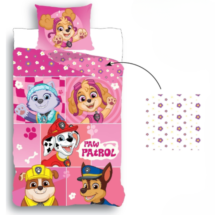 Paw Patrol Bäddset Reversible Friends