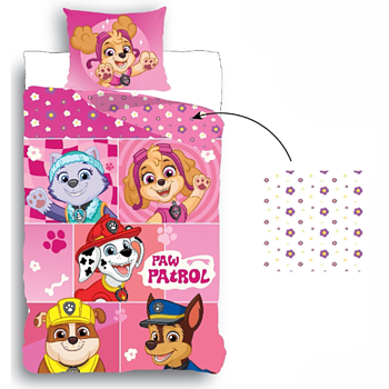 Paw Patrol Bäddset Reversible Friends