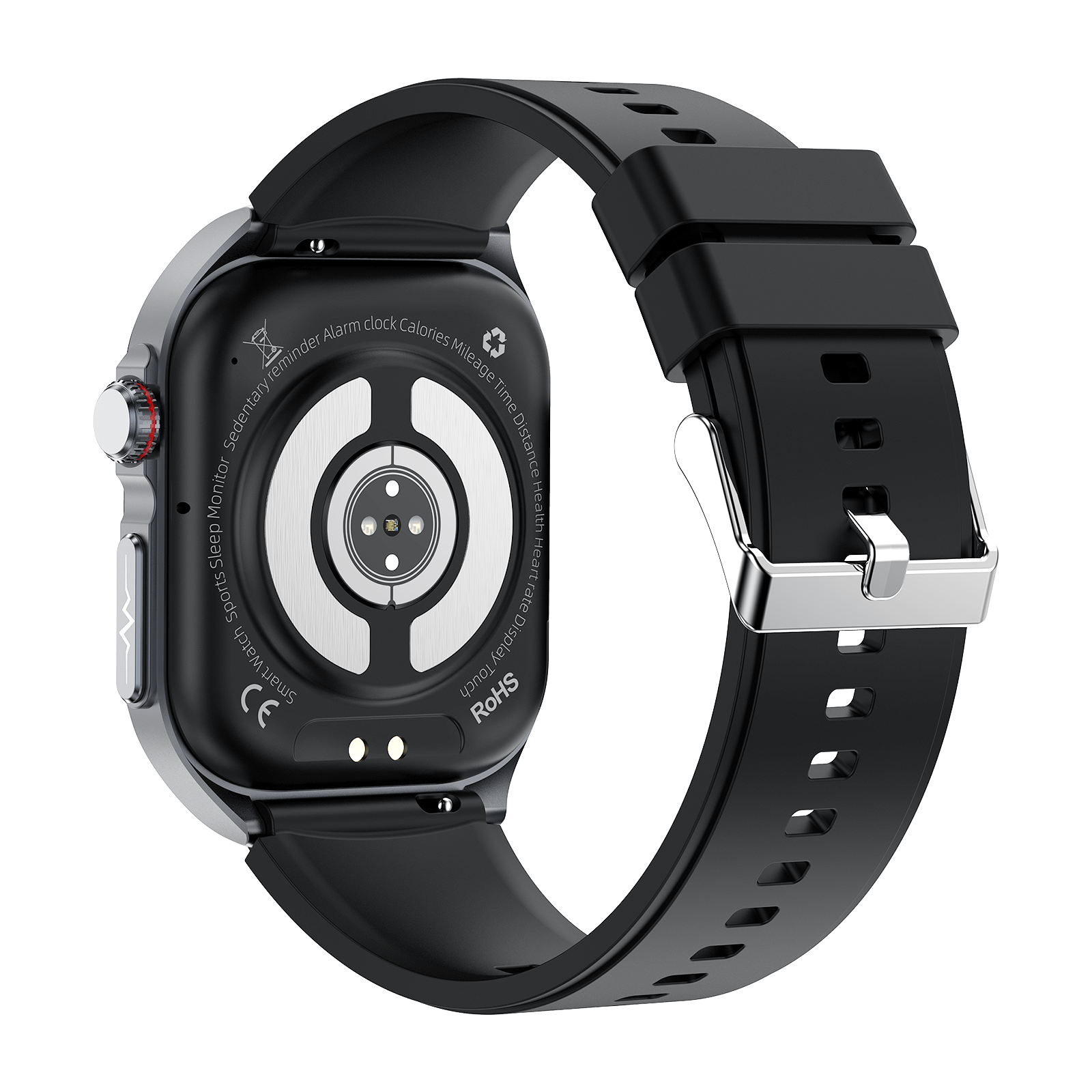 Philippe Palmer Smart Watch LP59 ECG AMOLED Black Rubber - 4