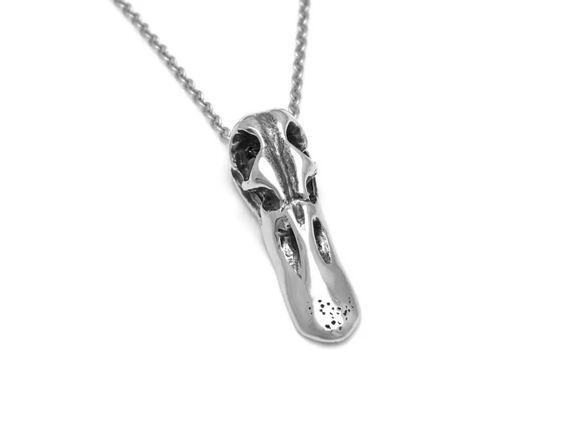 Ankskalle Halsband, Handgjort Fågelskalle Smycke - 2
