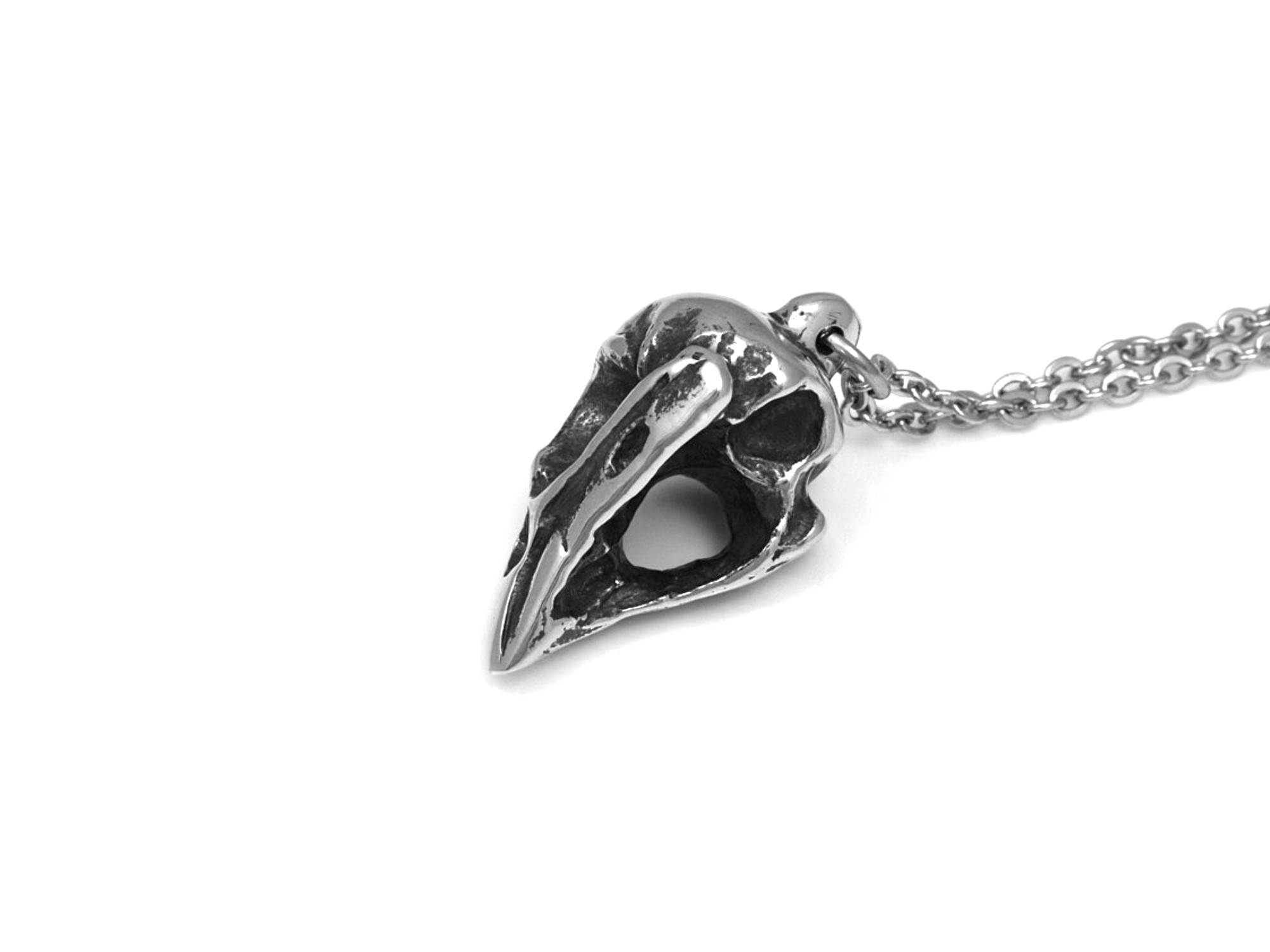 Sparvskalle Halsband, Handgjort Fågelskalle Smycke - 4