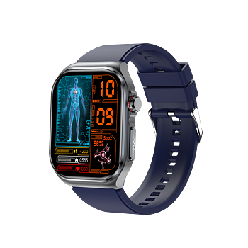 Philippe Palmer Smart Watch LP59 ECG AMOLED Blue Rubber