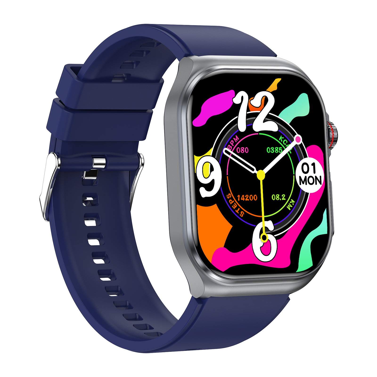 Philippe Palmer Smart Watch LP59 ECG AMOLED Blue Rubber - 3