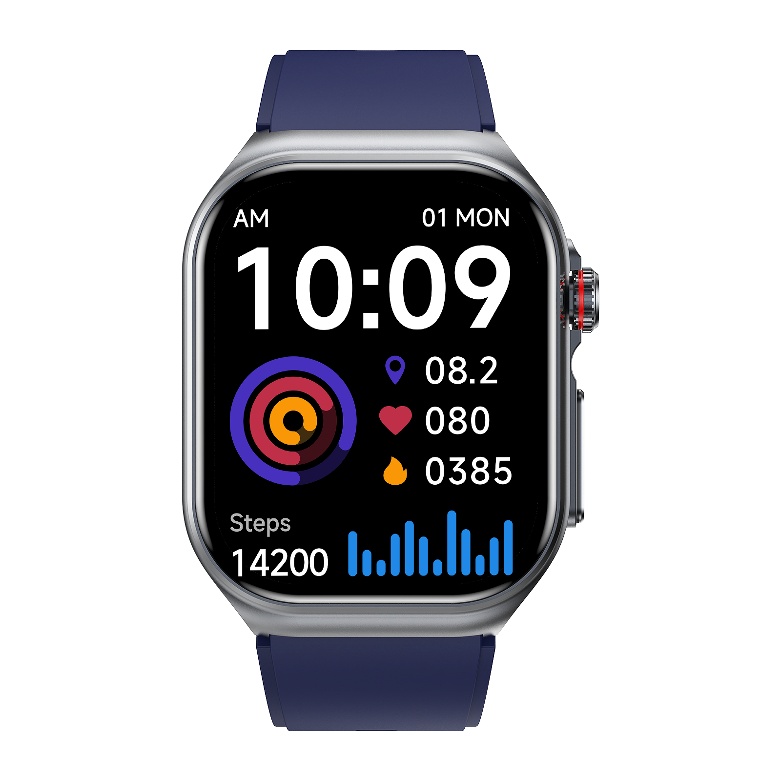 Philippe Palmer Smart Watch LP59 ECG AMOLED Blue Rubber - 2
