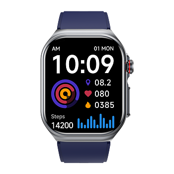 Philippe Palmer Smart Watch LP59 ECG AMOLED Blue Rubber