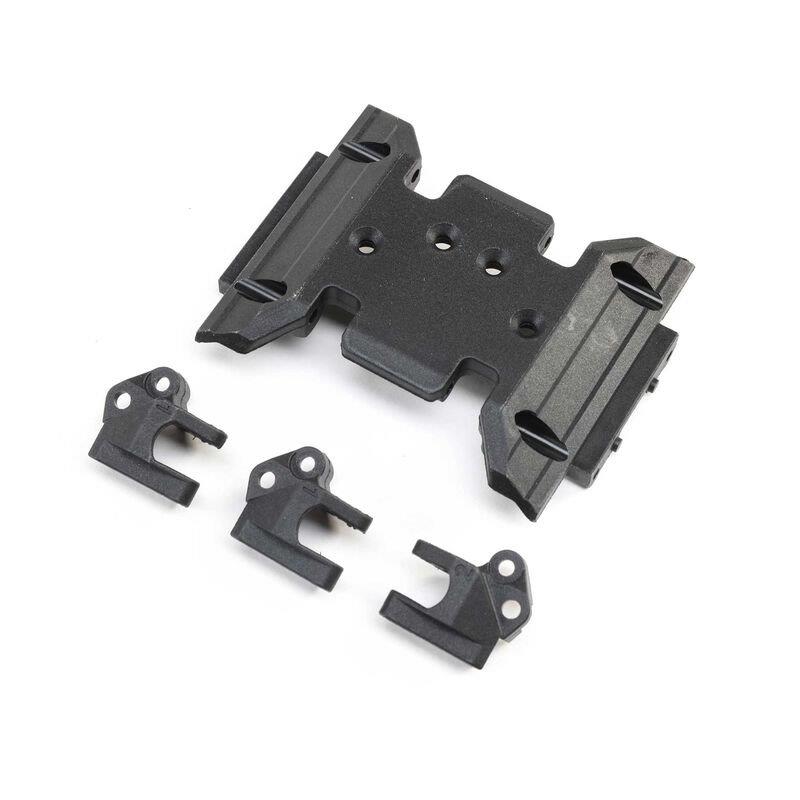 AXIAL Skid Plate & Upper Link Mounts: SCX10 III Base Camp