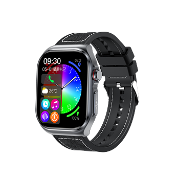 Philippe Palmer Smart Watch LP59 ECG AMOLED Black Nylon