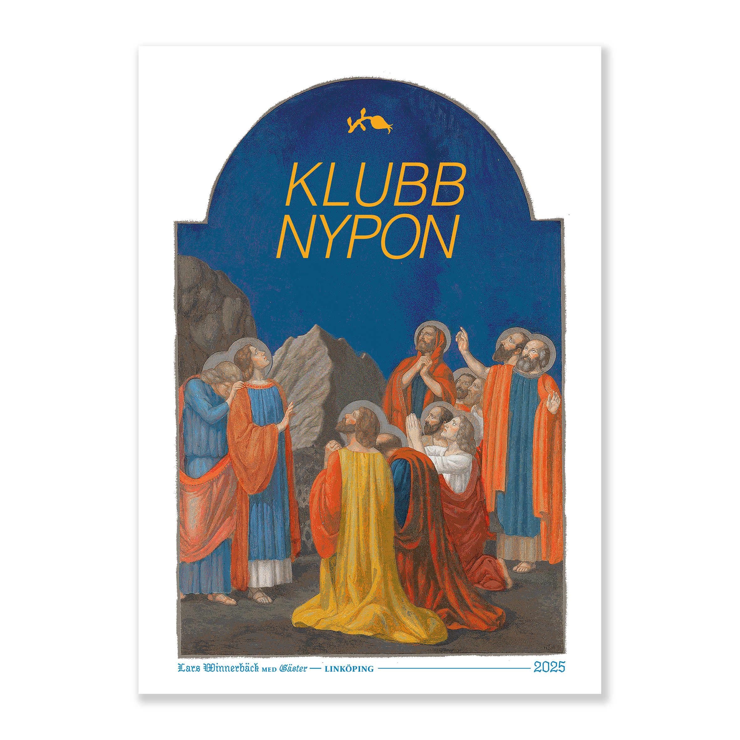 LARS WINNERBÄCK - POSTER, KLUBB NYPON, FRAKTFRI