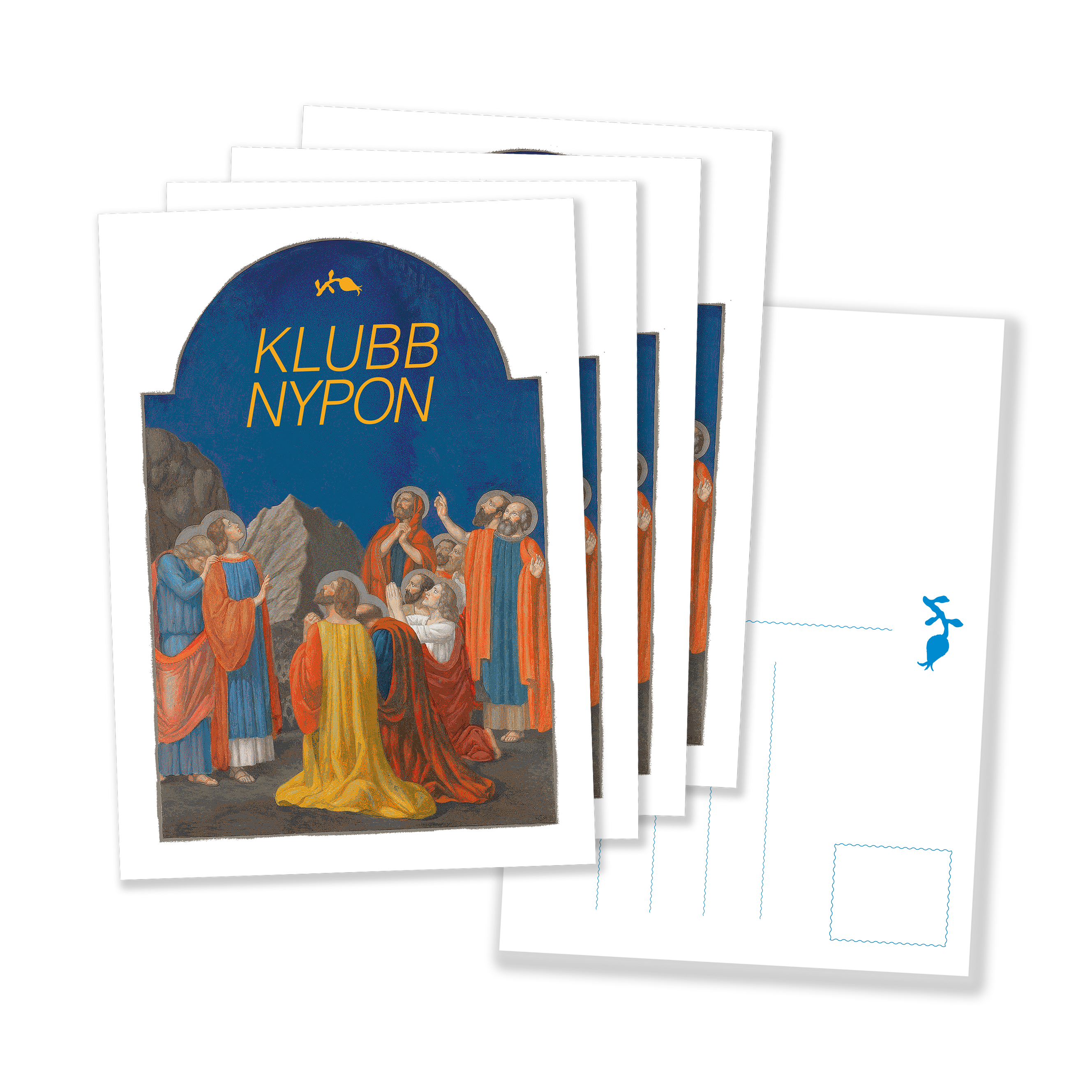 LARS WINNERBÄCK - VYKORT, KLUBB NYPON (5-PACK)
