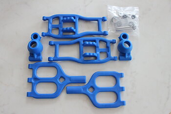 RPM 80945 True Track Rear Conversion. Traxxas T/E-Maxx. Blå. RPM