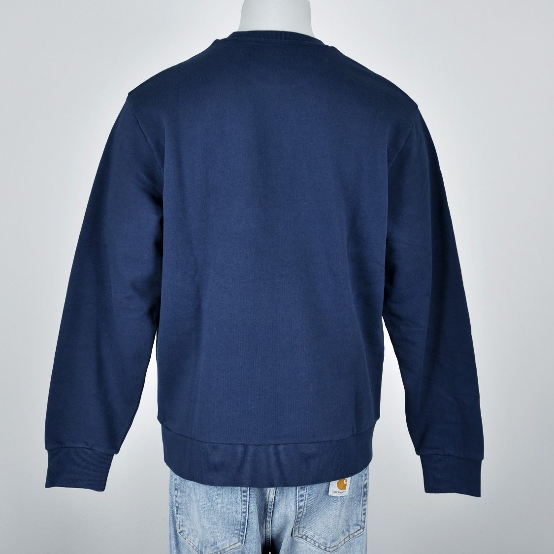 Carhartt WIP - Script Embroidery Sweatshirt Jupiter/White - 2