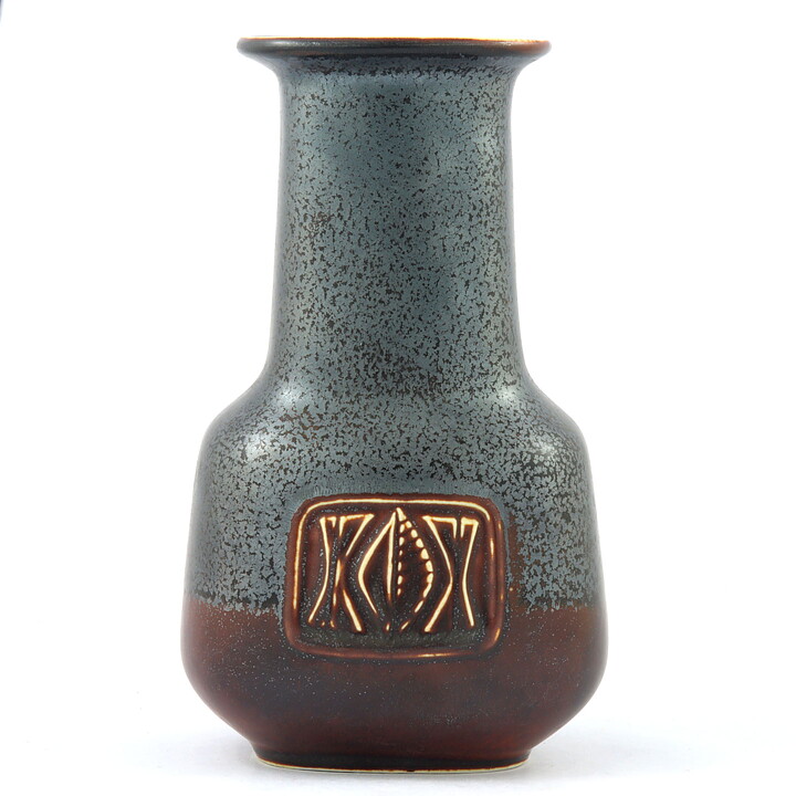 グナー・ニールンド  ASOシリーズ  茶色のベース  レリーフ装飾  (20cm)  1960年代