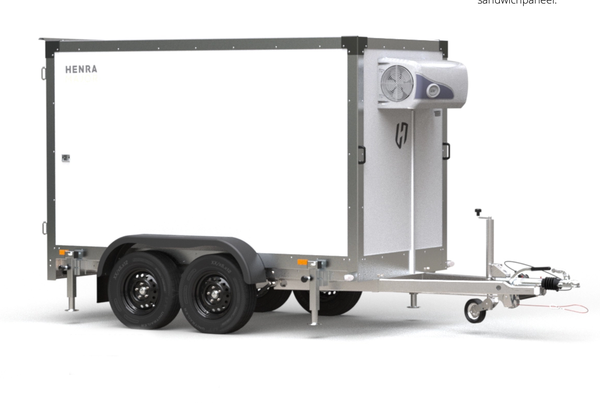 Termo-skåpsläp HENRA ::: 2700 kg