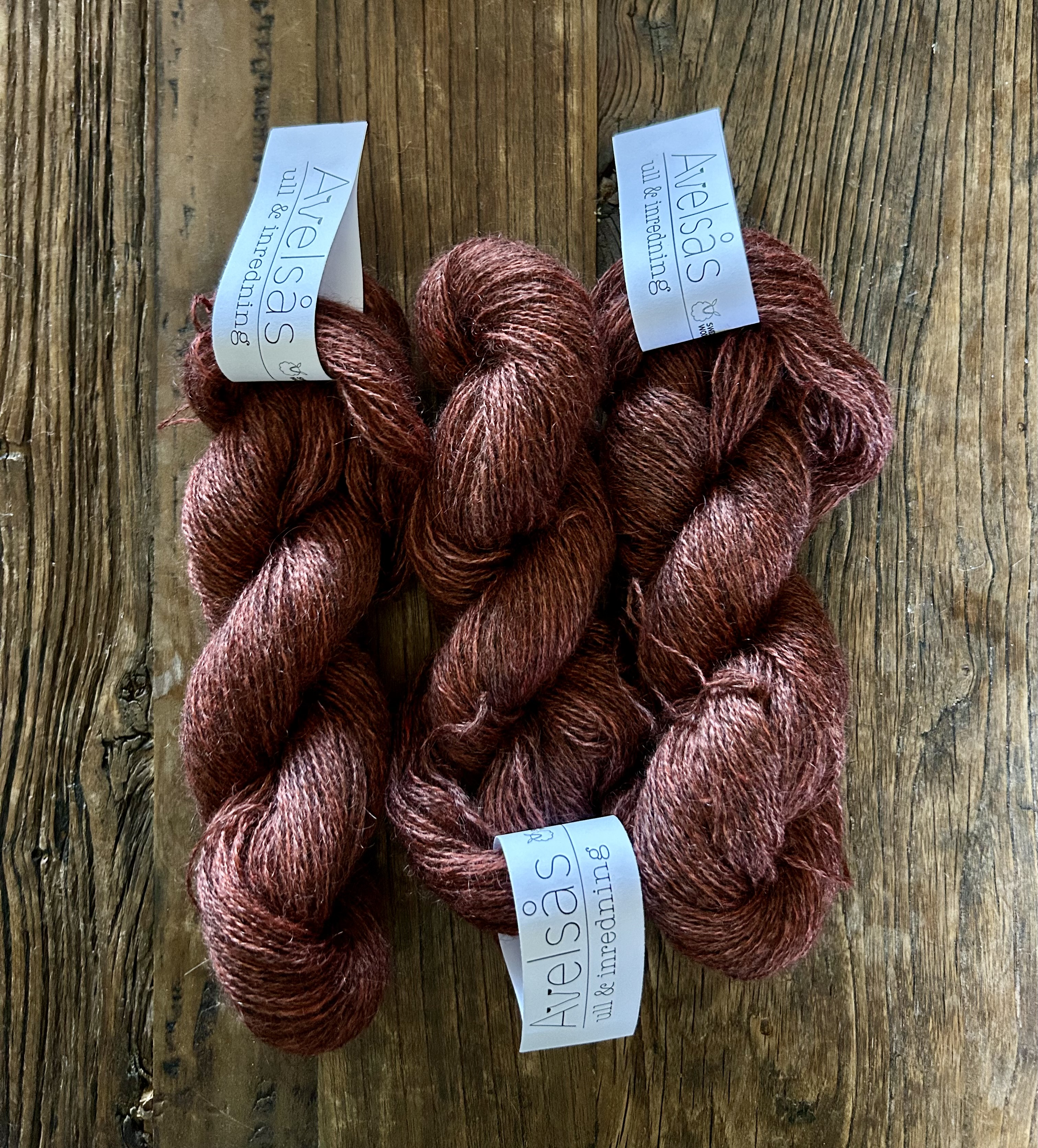 2-thread sock yarn Frozen leaves