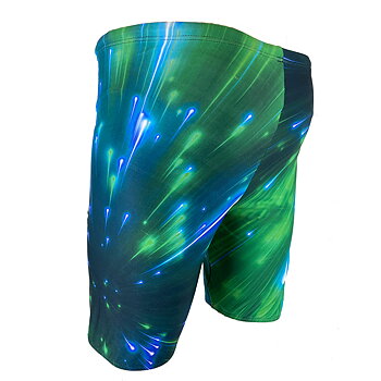Swim package! Men's Universe Leg swim trunks, Flow Isha Elite goggles &amp; goggle case