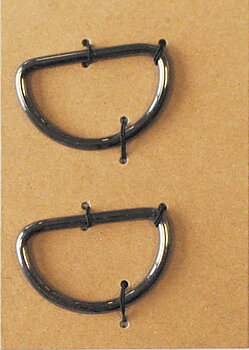 D-ring - Gunmetall (32mm)