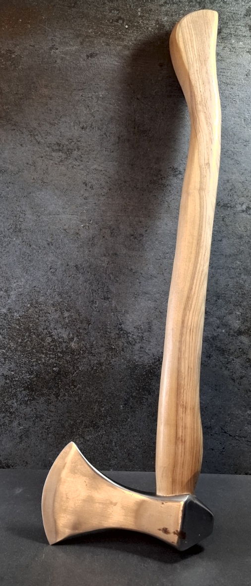 Vikingyxa  i Putsad  Kolstål - 57cm
