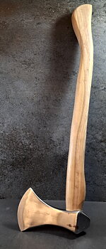Vikingyxa  i Putsad  Kolstål - 57cm