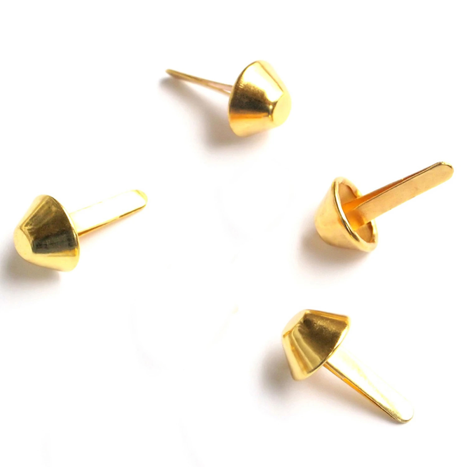 Väsktillbehör Väskfötter 4st - 1/2" Bucket Bag Feet Guld