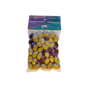 olives mix, green and kalamata, 250g, GAIA