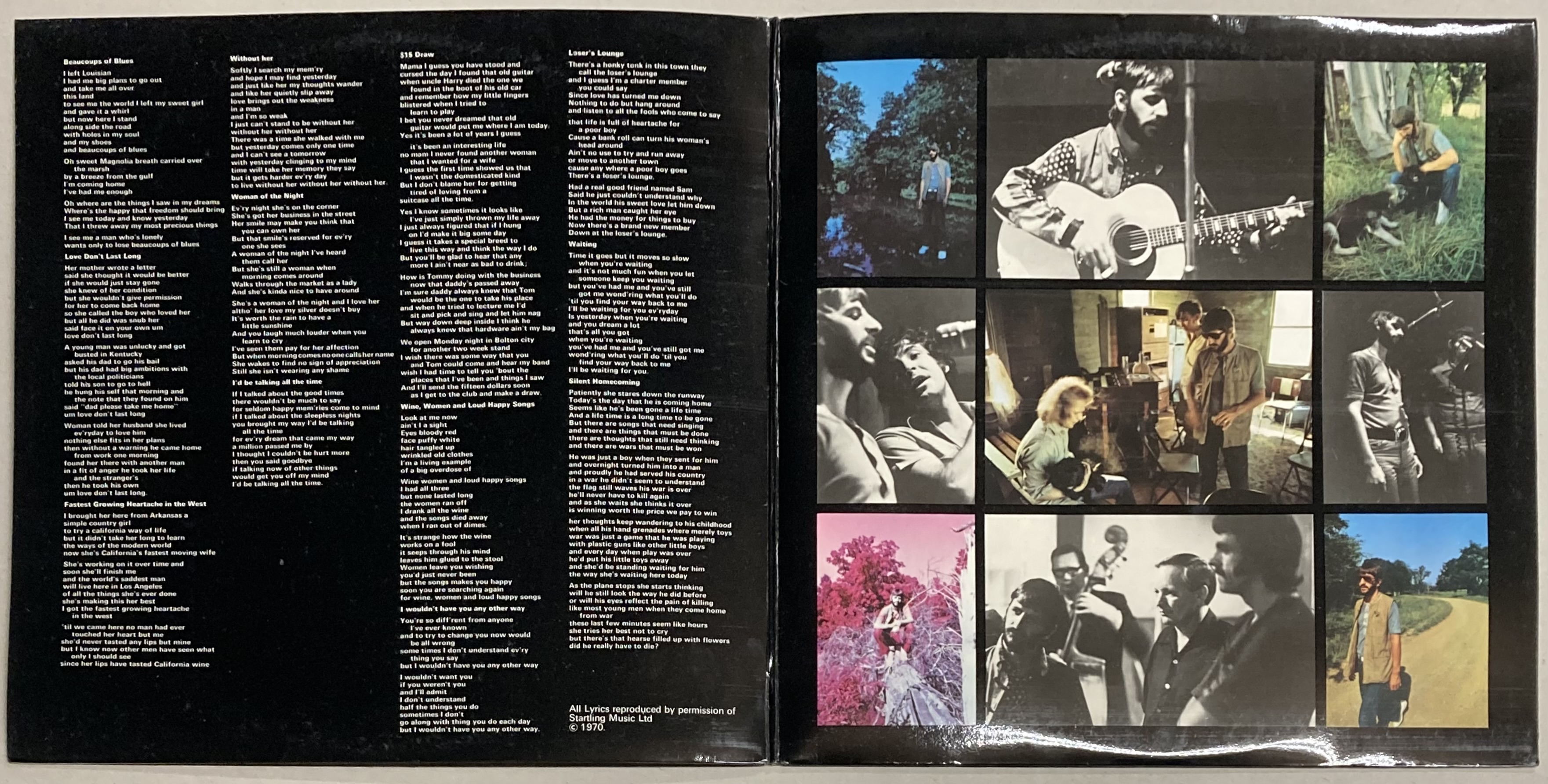 RINGO STARR - Beaucoups of blues UK-orig LP 1970 - 3