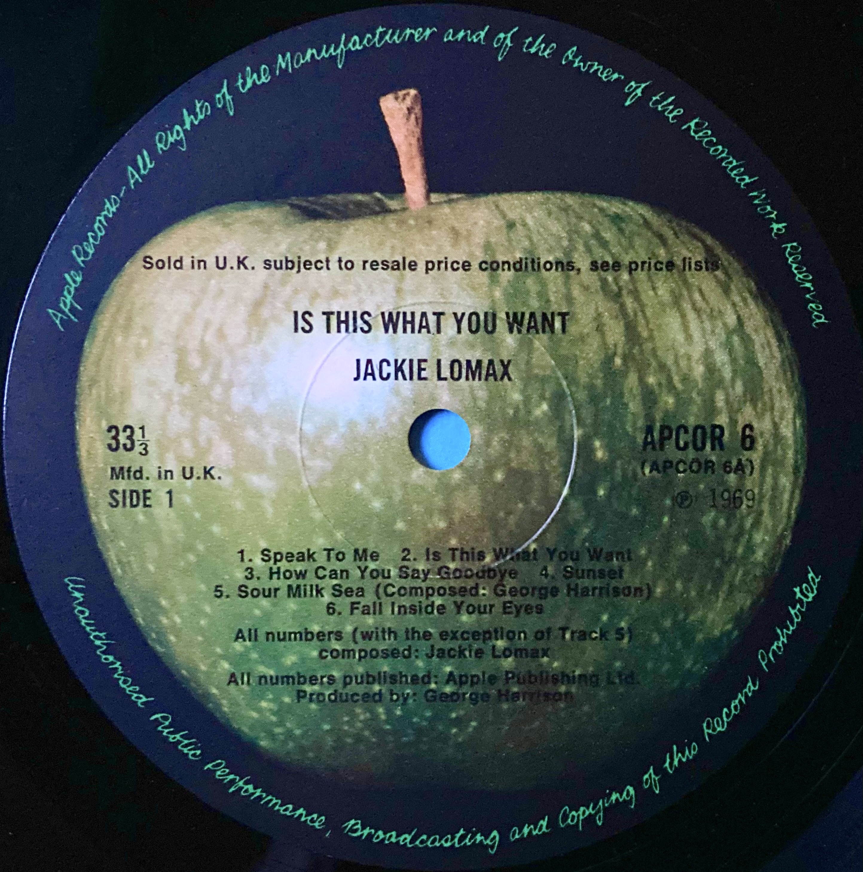 JACKIE LOMAX - Is this what you want? UK-orig MONO LP 1969 - 4