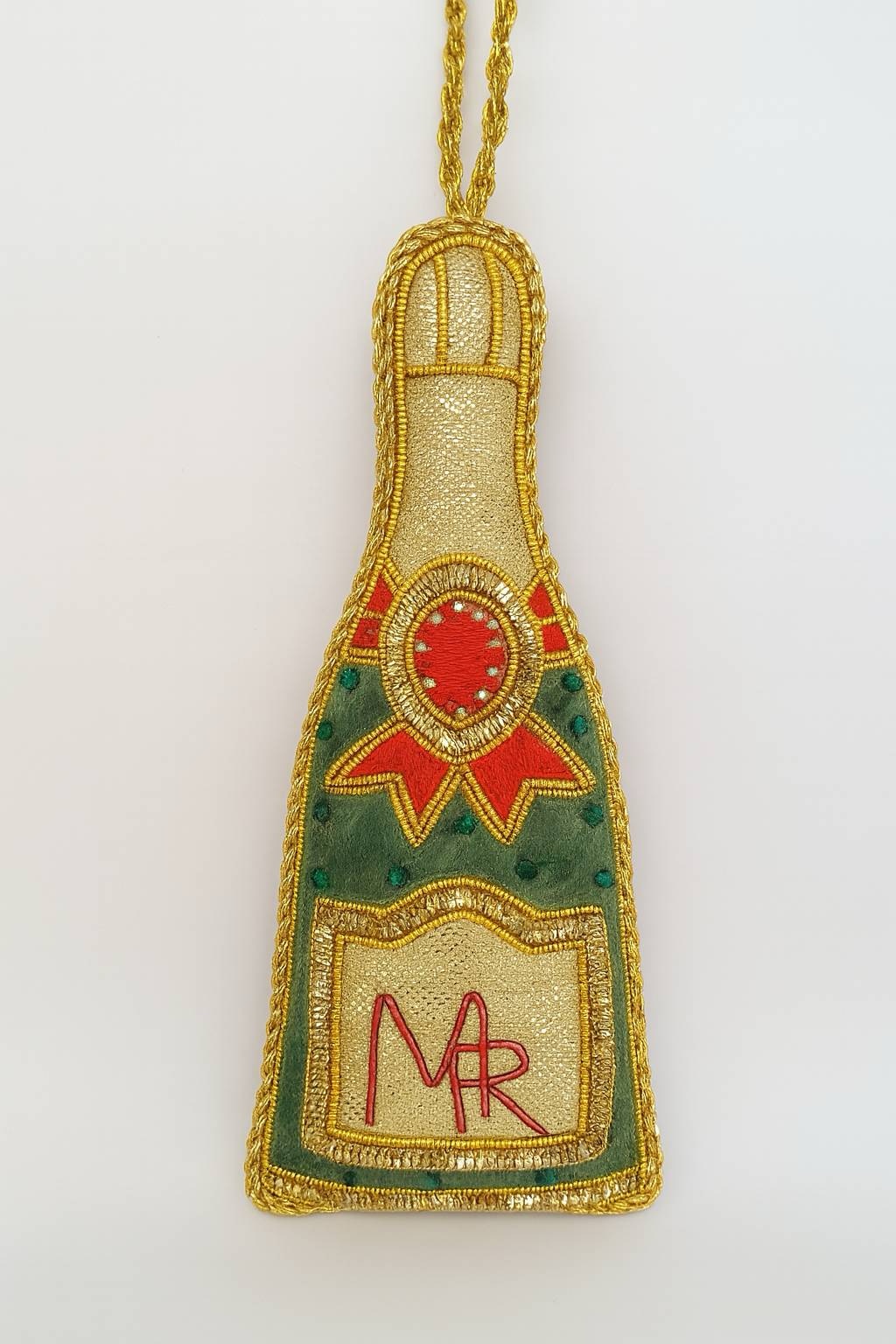 Christmas ornament bottle