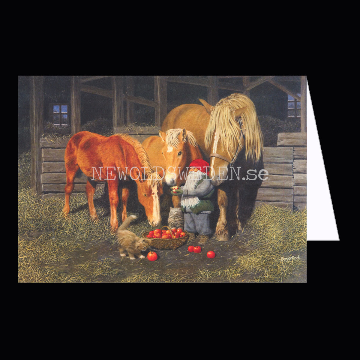 Julkort Dubbelt med kuvert 195 x 140 mm Jan Bergerlind - 760