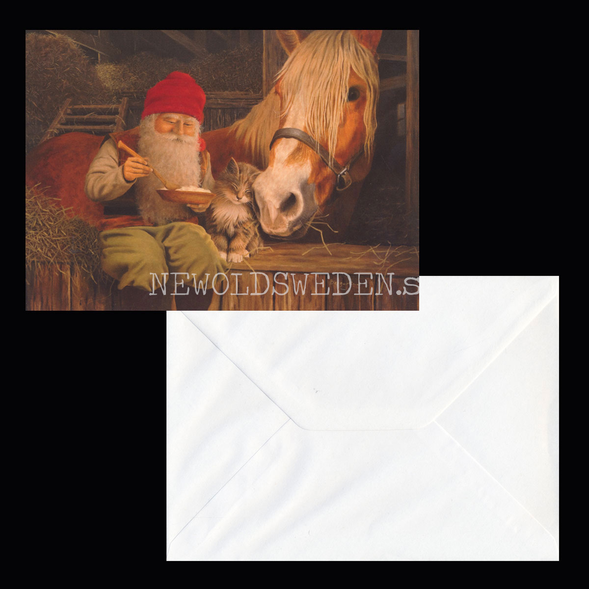 Julkort Dubbelt med kuvert 195 x 140 mm Jan Bergerlind - 760 - 2