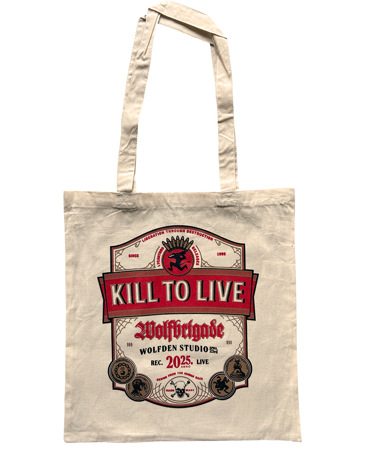 WOLFBRIGADE - Kill To Live Totebag