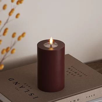 LED Block Light Burgundy 7,5x10 cm