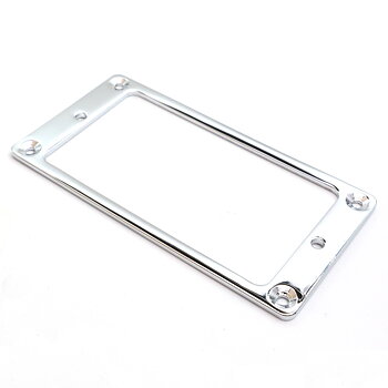 Metal Humbucker Mounting Ring - Flat Bottom 2 x 2 (Chrome)