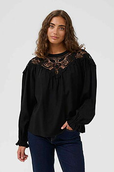 Culture Urta Lace Blouse Black