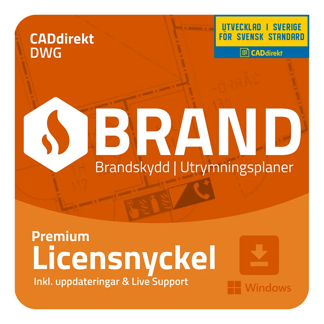 Hyr CADdirekt Brand i 12 månader