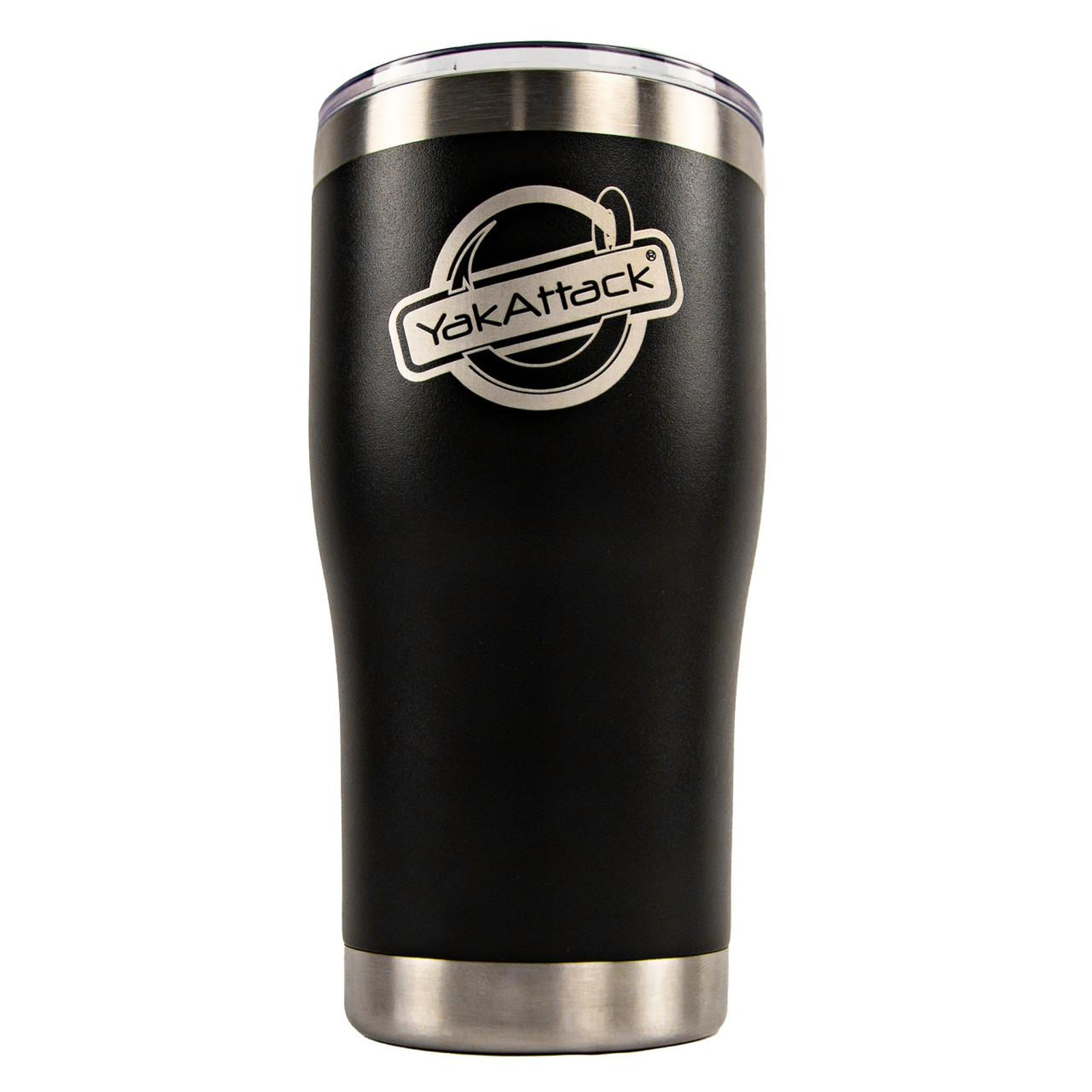 Yakattack 20 oz YakAttack lasergraverad logotypmugg, svart