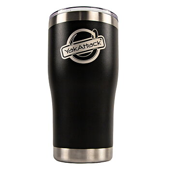 Yakattack 20 oz YakAttack Laser Engraved Logo Tumbler, Black