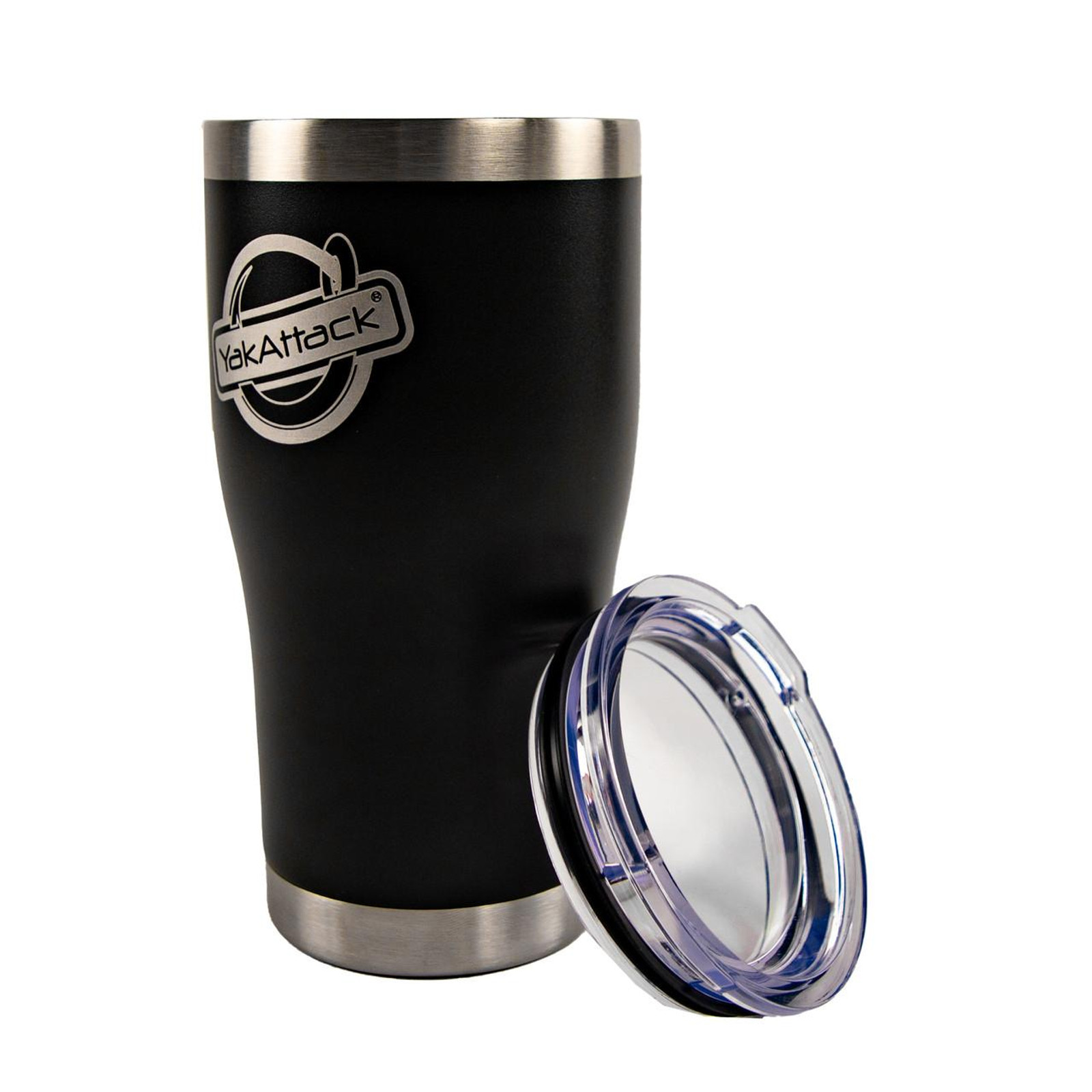 Yakattack 20 oz YakAttack lasergraverad logotypmugg, svart - 2