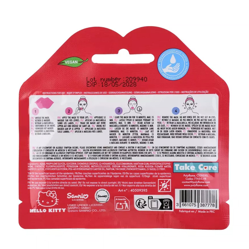 Hello Kitty Lip Plumping Mask - 2
