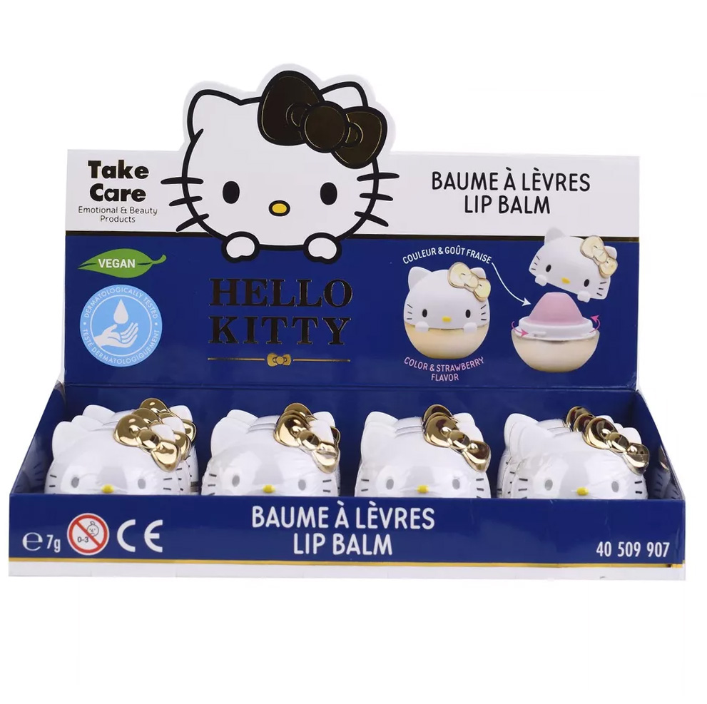 Hello Kitty 3D Guld Läppbalsam - 5